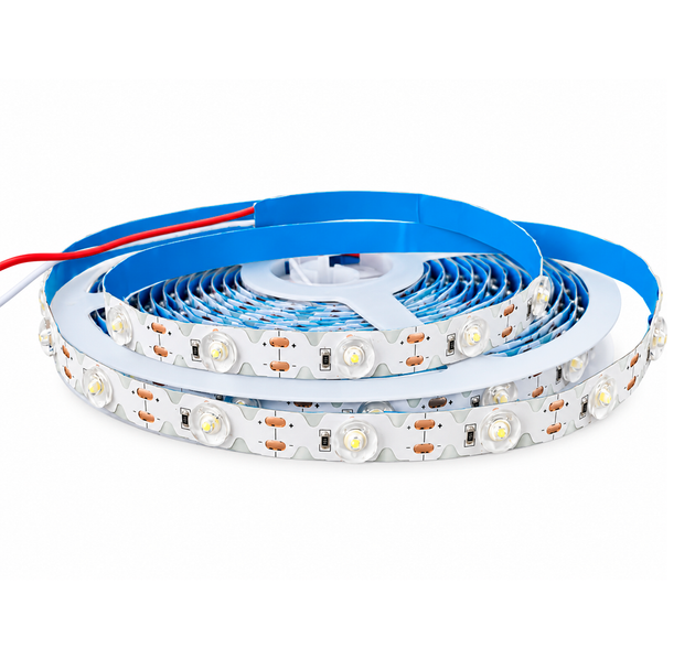 Cinta LED Zig-Zag con Óptica de Lupa 12V DC (SMD 2835)