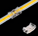 Conector de Unión Transparente para Cinta LED COB 8mm (Sin Soldadura)