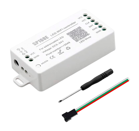 Controlador Wi-Fi para LED Pixel direccionable SP108E (DC 5V-24V)