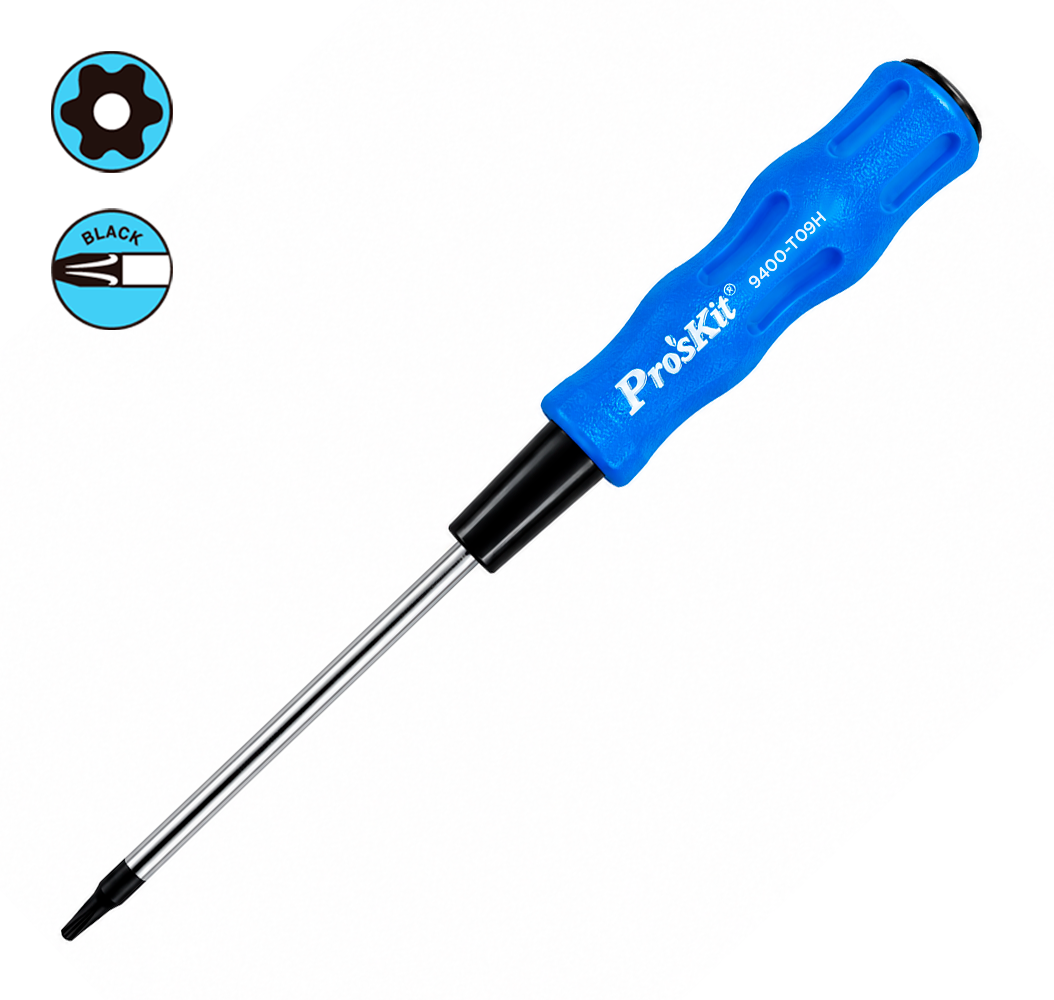 Destornillador de Precisión Torx / Torx Tamper (T5H, T6H, T7H, T8H, T9H) PROSKIT