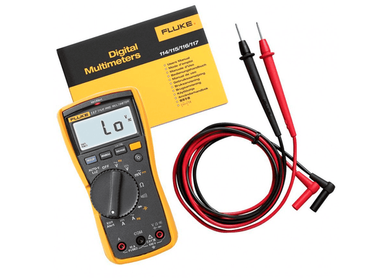 FLUKE 117 | Multímetro Digital True RMS con Detección de Voltaje sin Contacto y Modo de Baja Impedancia LoZ