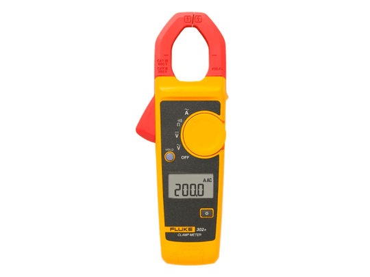 FLUKE 302+ | Pinza Amperimétrica Digital Alterna (CA) de 400 A con Diseño Compacto y Ergonómico