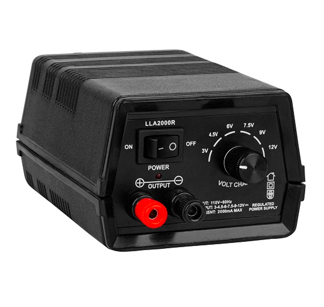 Fuente de Alimentación Regulada Multivoltaje 120V a 3V-12V 2A (LL2000R)
