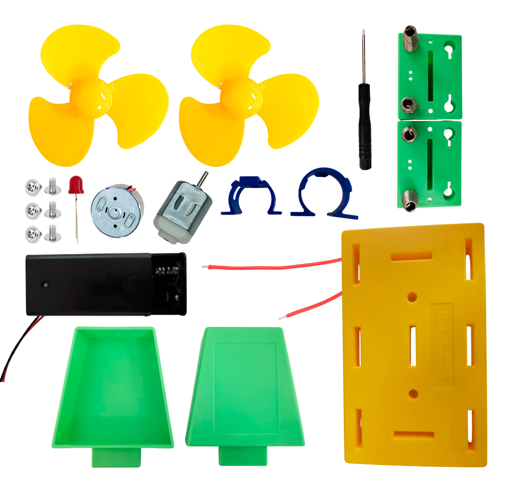 Kit de Robótica Eólico Educativo DIY - Generador de Energía Eólica
