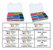 Kit de Tubo Termoencogible WOER (Surtido Multicolor en Caja Organizadora)