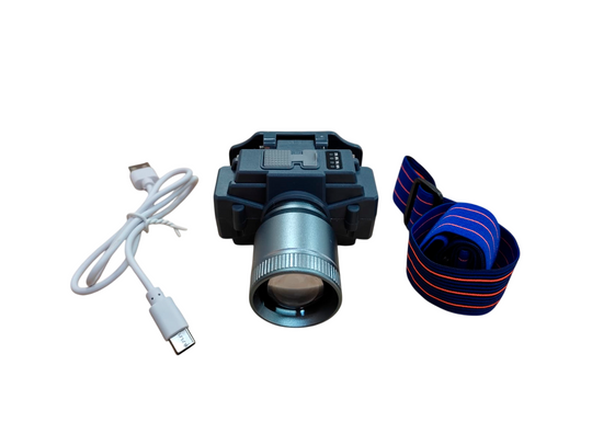 Linterna Minera LED Recargable 10W - Control Inteligente y Dimerizable