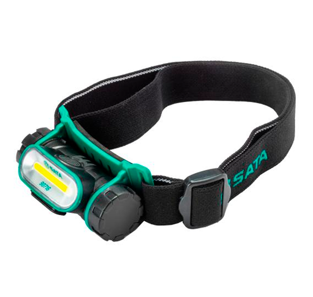 Linterna Tipo Minero LED COB Recargable SATA® (ST90716)