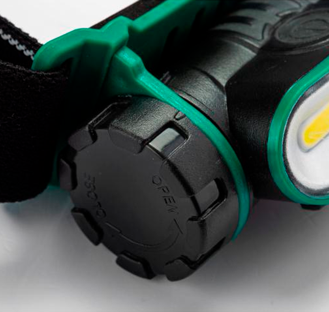 Linterna Tipo Minero LED COB Recargable SATA® (ST90716)