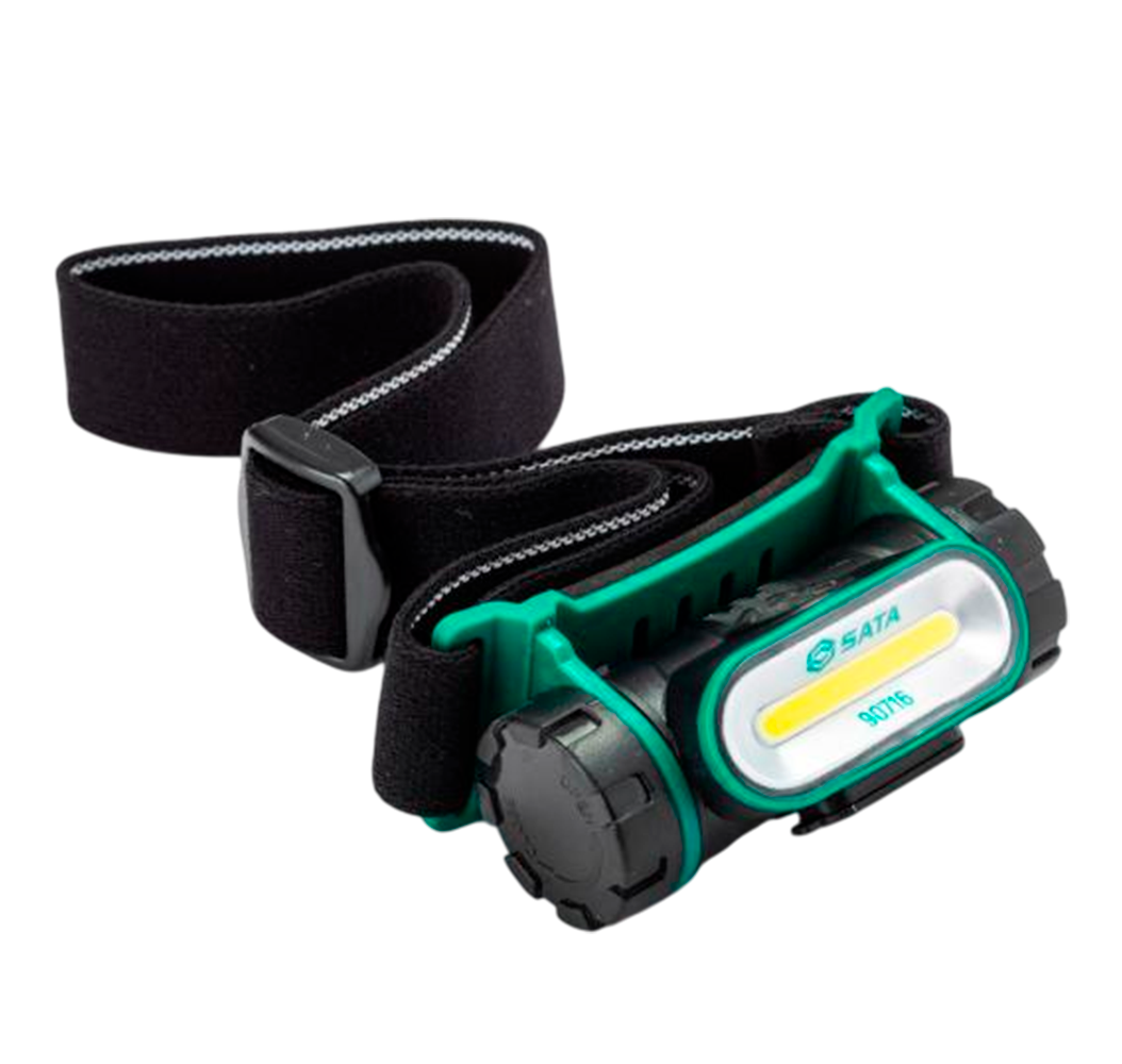 Linterna Tipo Minero LED COB Recargable SATA® (ST90716)