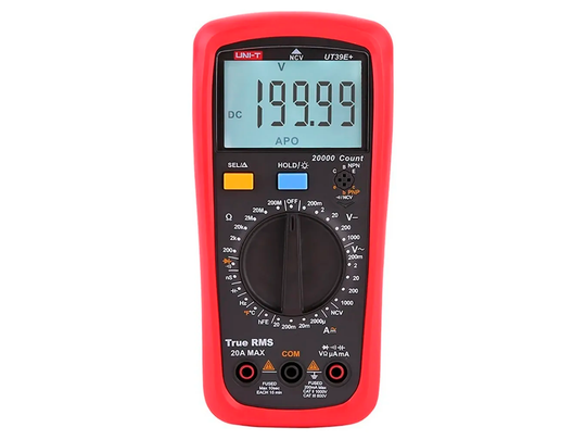 UNI-T UT39E+ Multímetro Digital de Alta Precisión (20,000 Cuentas) - Cumplimiento RETIE / Laboratorio y Potencia