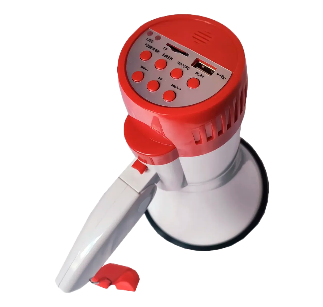 Megáfono de 6" Multifunción 20W Máx. (MP506URB)