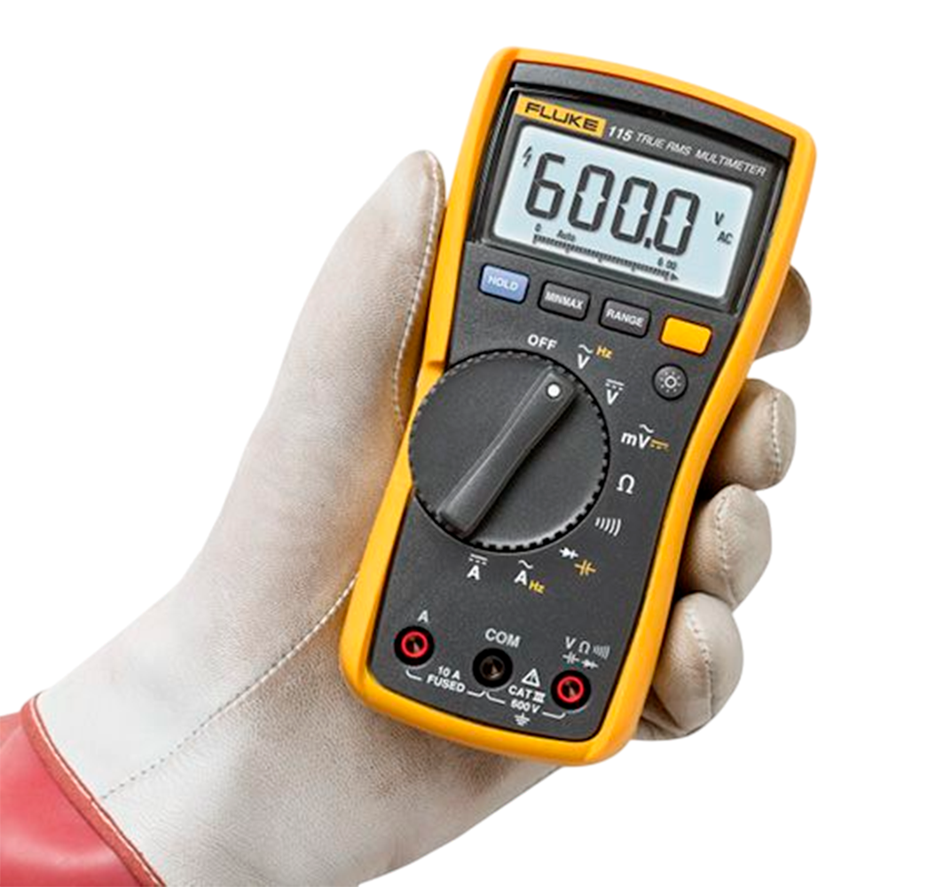 Multímetro Digital Profesional Fluke 115 True RMS (CAT III 600V)