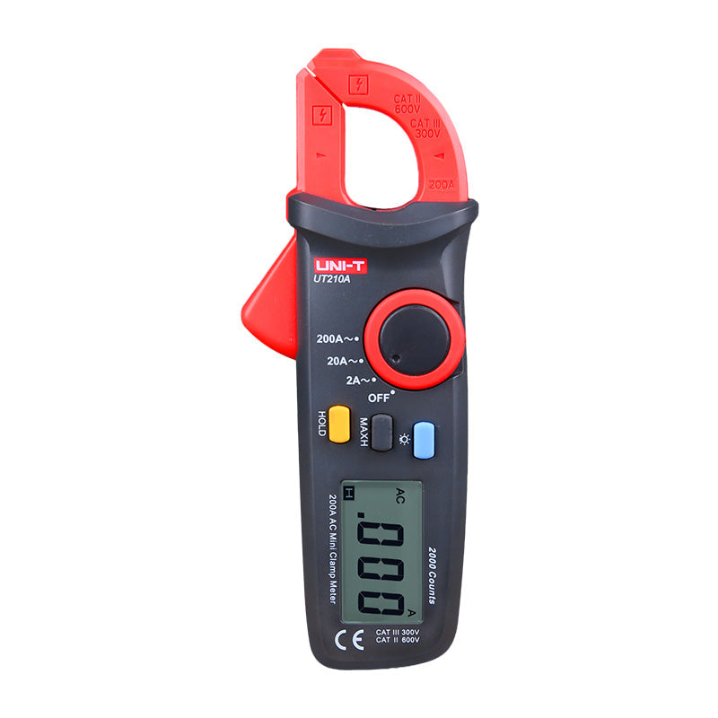 UNI-T UT210A Mini Pinza Amperimétrica Digital 200A AC (Cumplimiento RETIE)