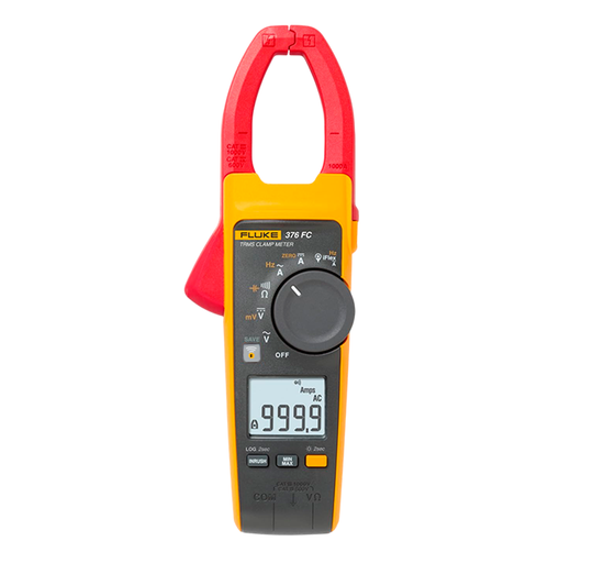Pinza Amperimétrica True RMS Fluke 376 FC con Sonda Flexible iFlex® (1000V AC/DC)