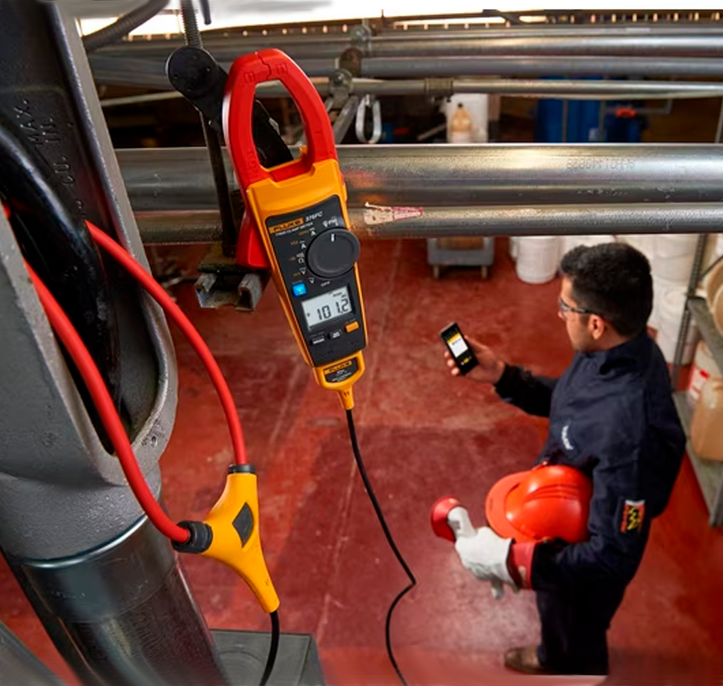 Pinza Amperimétrica True RMS Fluke 376 FC con Sonda Flexible iFlex® (1000V AC/DC)