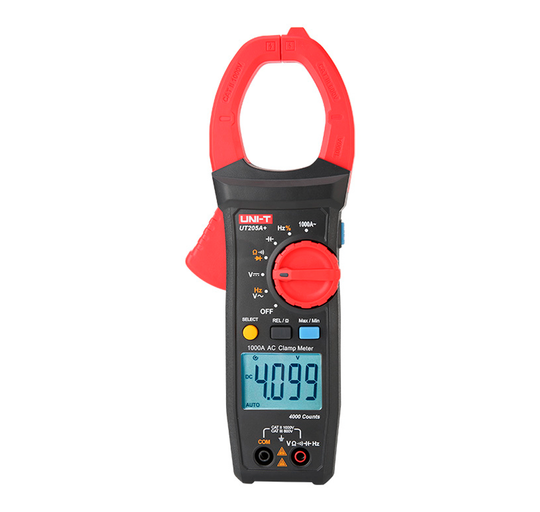 Pinza Voltiamperimétrica Digital UNI-T UT205A+ (1000A AC / 1000V)