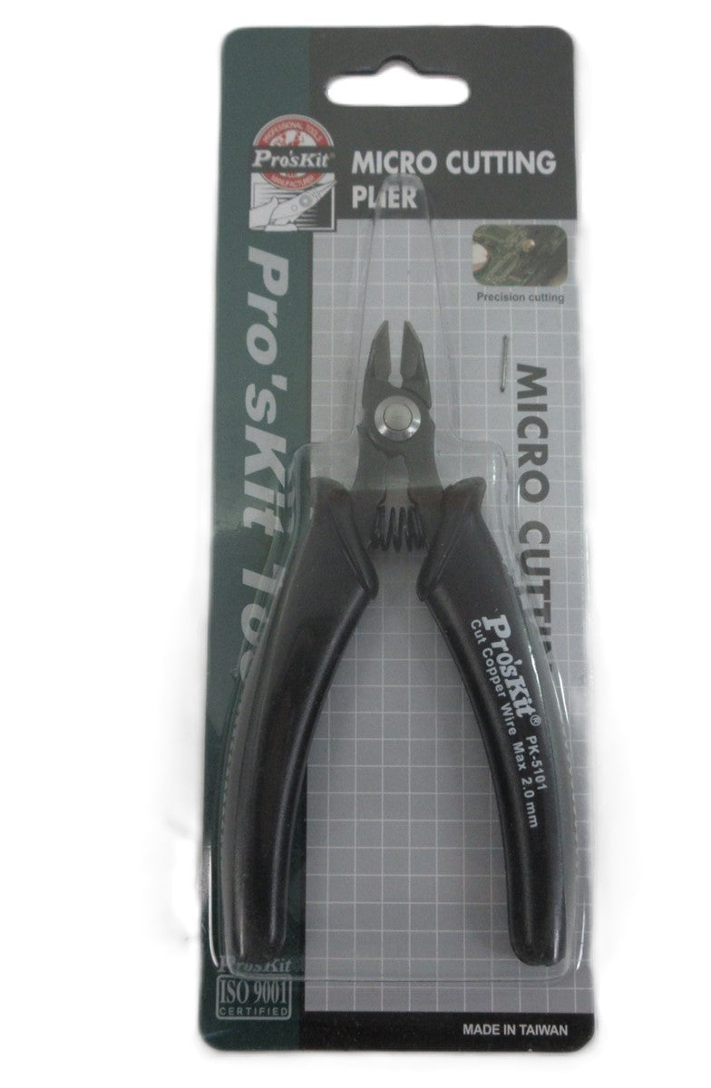 Pro'skit 1PK-5101 Cortafrio de Alta Precisión Antiestático | Especial para Electrónica y Micro-Soldadura