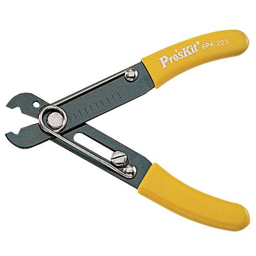 Pro'skit 6PK-223 Cortafrio y Pelacables de Precisión Ajustable | Herramienta Versátil de Mano
