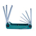 Pro'skit 8PK-021L Juego de Llaves Torx de Seguridad Plegables | Resistencia Industrial SAE 8660