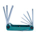 Pro'skit 8PK-021L Juego de Llaves Torx de Seguridad Plegables | Resistencia Industrial SAE 8660