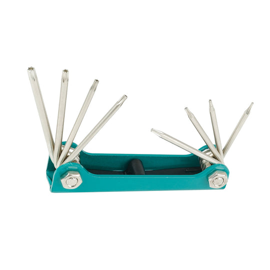 Pro'skit 8PK-021T Juego de Llaves Torx Plegables | Acero SAE 6150 de Alta Resistencia