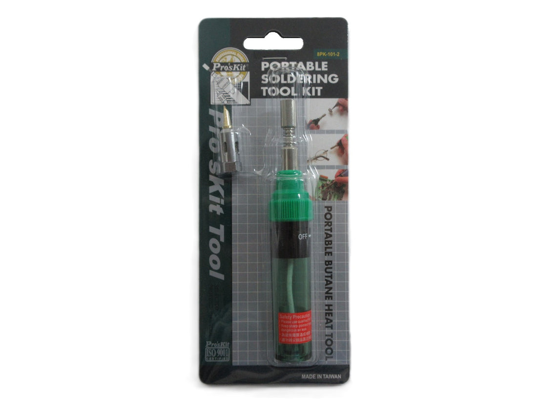 Pro'skit 8PK-101-2 Soldador de Gas 3 en 1 | Autonomía y Potencia Portátil