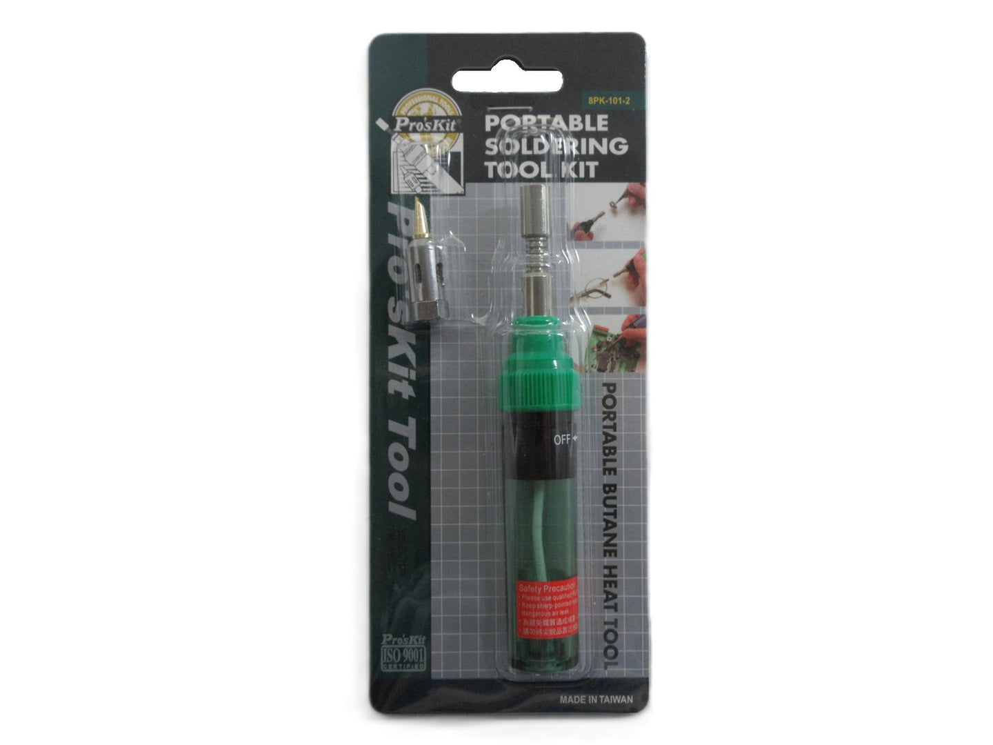 Pro'skit 8PK-101-2 Soldador de Gas 3 en 1 | Autonomía y Potencia Portátil