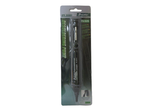 Pro'skit 8PK-366NA Bomba Desoldadora Antiestática | Máxima Succión con Doble Sello