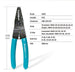 PROSKIT
CORTAFRÍO PONCHADORA PELACABLE CP-412G