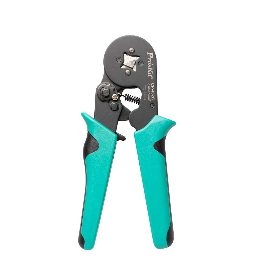 Pro'skit CP-462G Ponchadora de Terminales Tubulares Autoajustable | Precisión Cuadrilátero para RITEL
