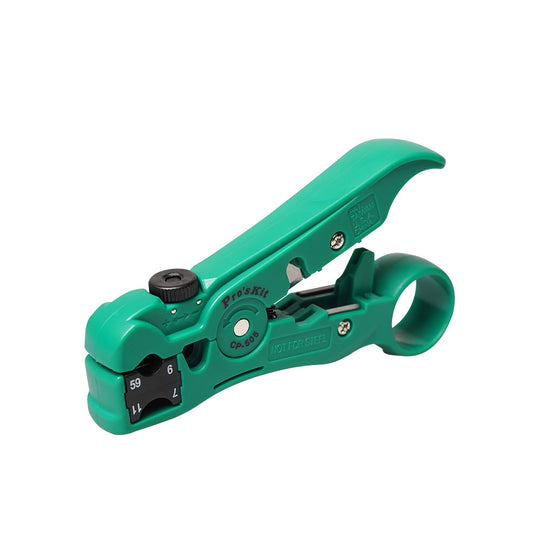 Pro'skit CP-505 Pelacables Universal para Coaxial y Red | Diseño Ergonómico con Protector de Malla