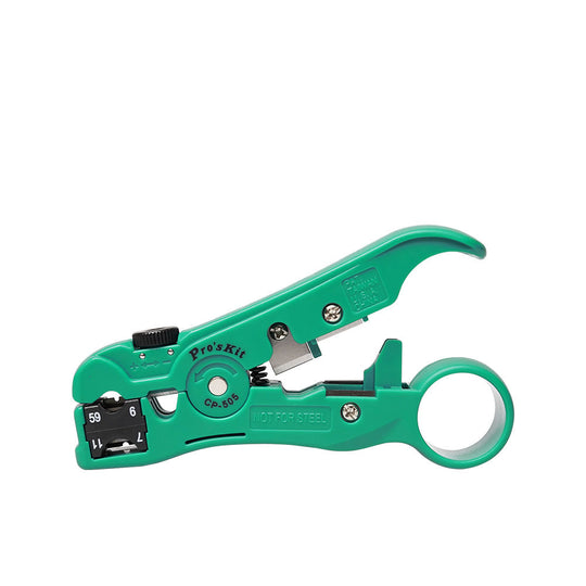 Pro'skit CP-505 Pelacables Universal para Coaxial y Red | Diseño Ergonómico con Protector de Malla