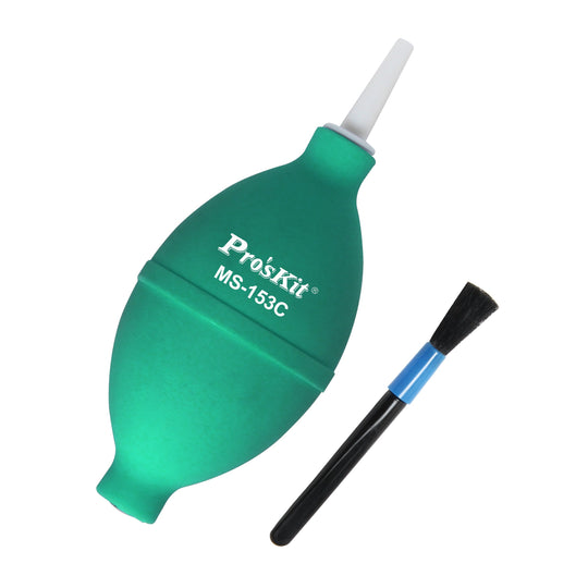 Pro'skit MS-153C Bola Sopladora de Polvo con Cepillo | Limpieza Técnica de Precisión