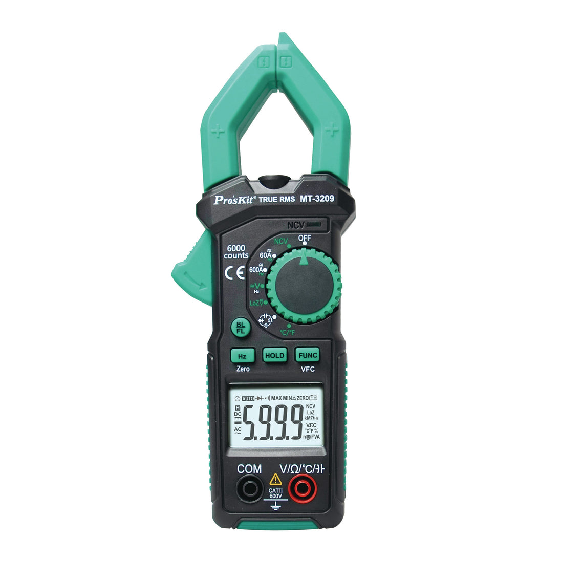 PINZA VOLTIAMPERIMETRICA PROSKIT MT-3209