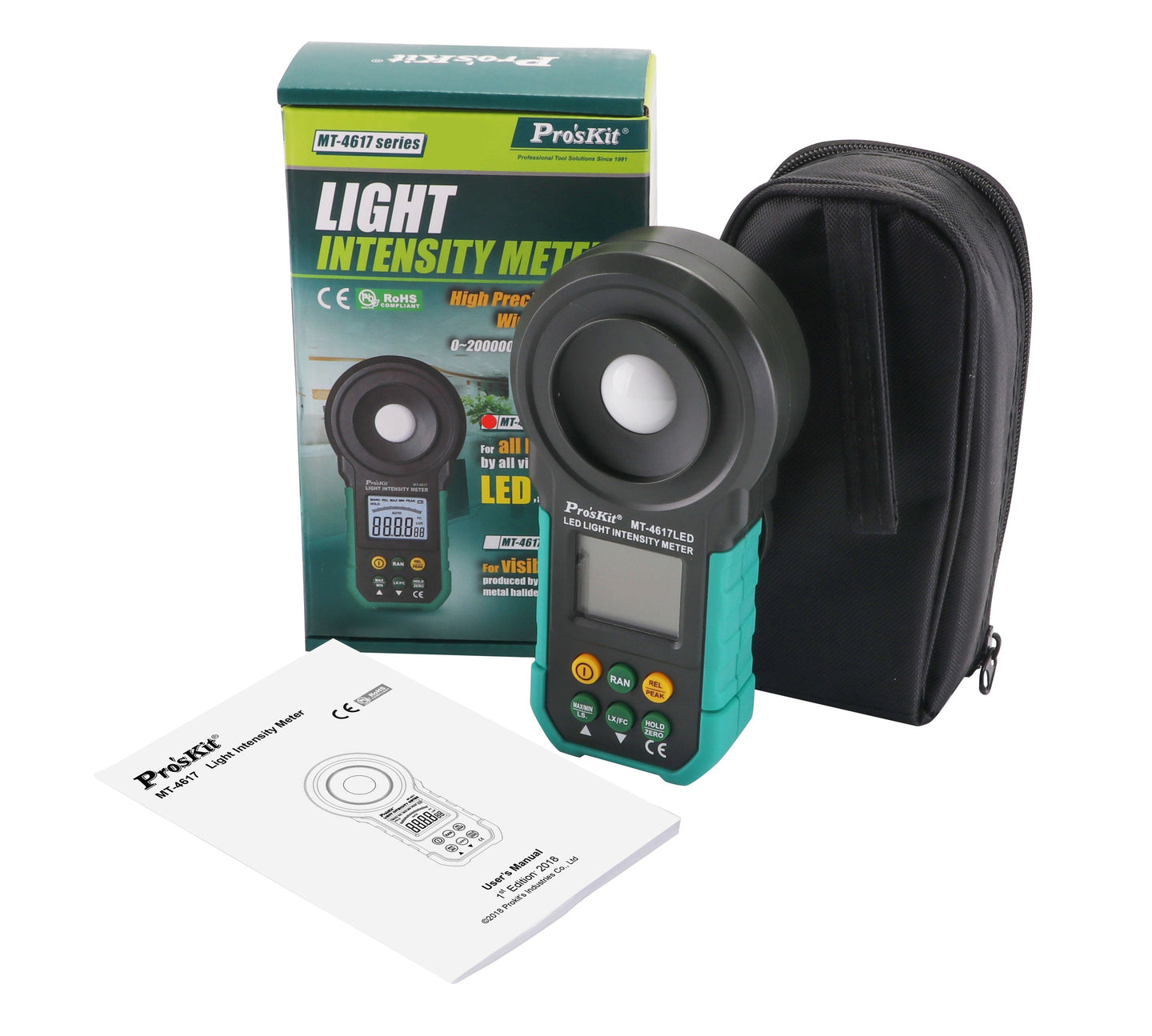LUXOMETRO PROSKIT MT-4617LED