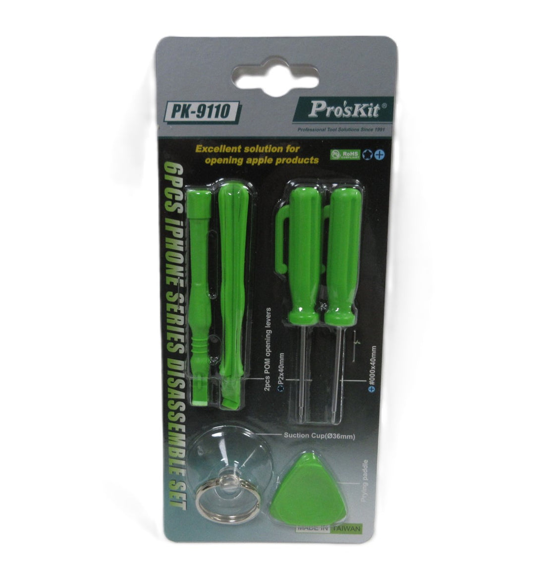 Pro'skit PK-9110 Kit de Apertura Profesional para Móviles | Reparación de Dispositivos de Precisión