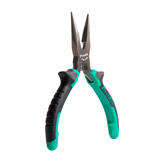 Pro'skit PM-736 Pinza de Punta Larga 135mm | Precisión para Electrónica y Micro-ensamble