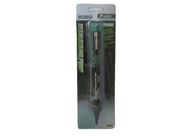 Proskit 8PK-366N-G Chupaestaño de Succión Potente | Indispensable para Desoldadura en Circuitos Impresos