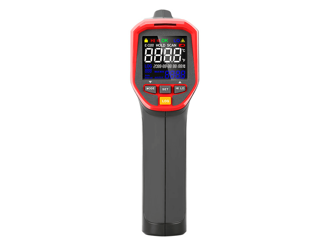 UNI-T UT302D+ Termómetro Infrarrojo Profesional para Mantenimiento Eléctrico e Industrial (Cumplimiento RETIE)