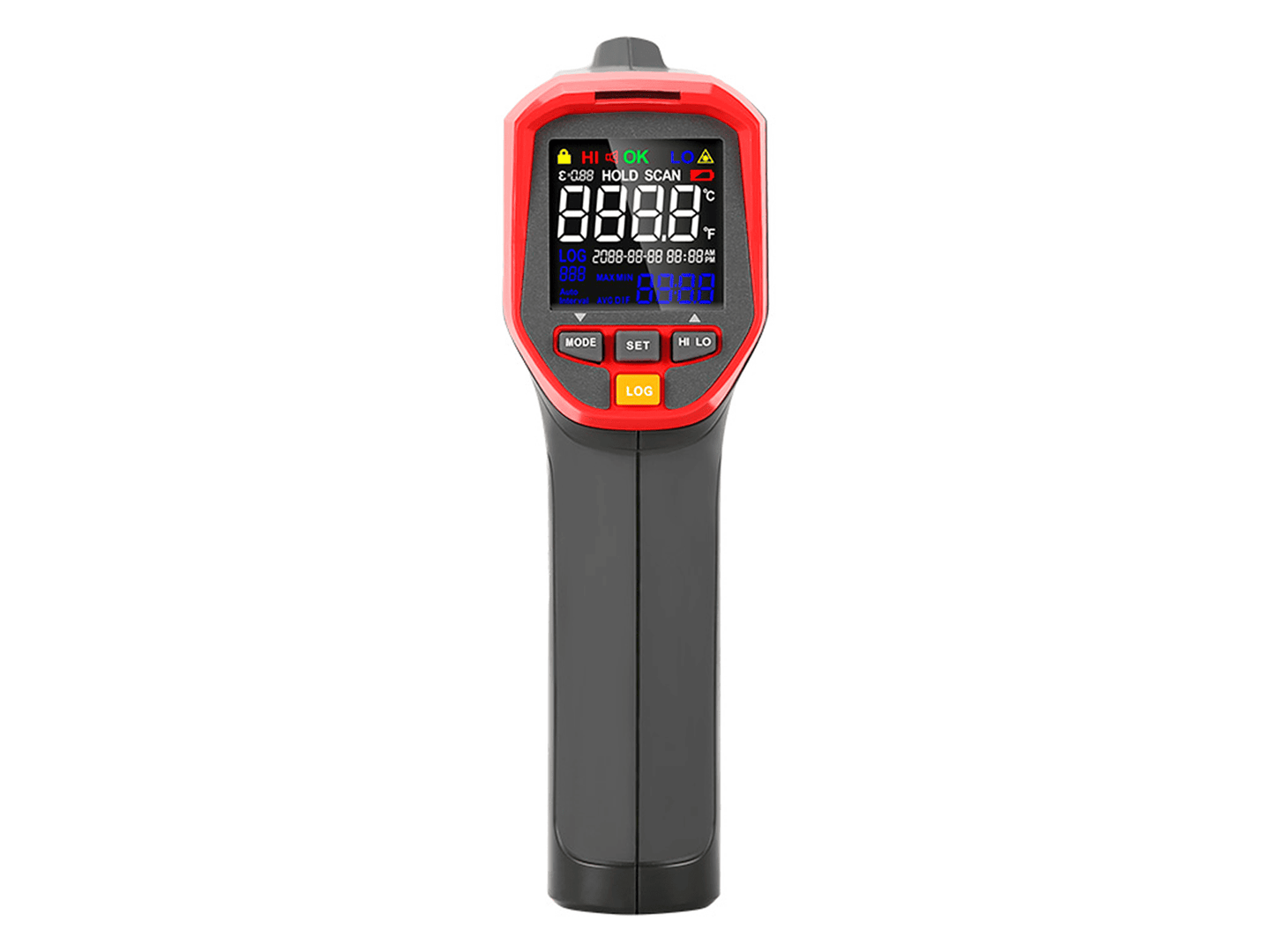 UNI-T UT302D+ Termómetro Infrarrojo Profesional para Mantenimiento Eléctrico e Industrial (Cumplimiento RETIE)