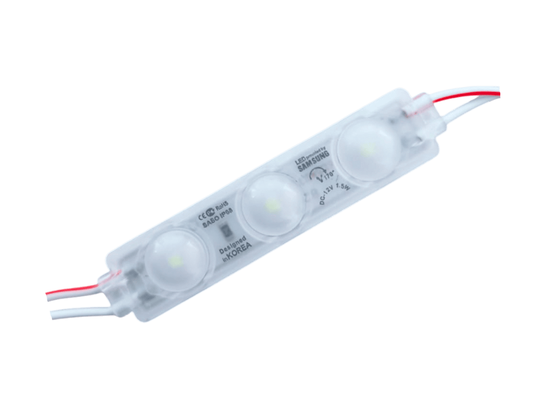 MODULO 3 SMD 2835 1.5W BLANCO 9.000K