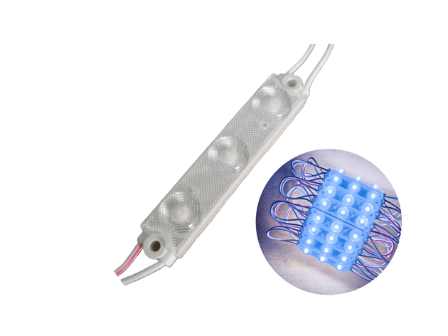 MODULO INYECTADO 3 SMD 2835 1.5W 170° BLANCO