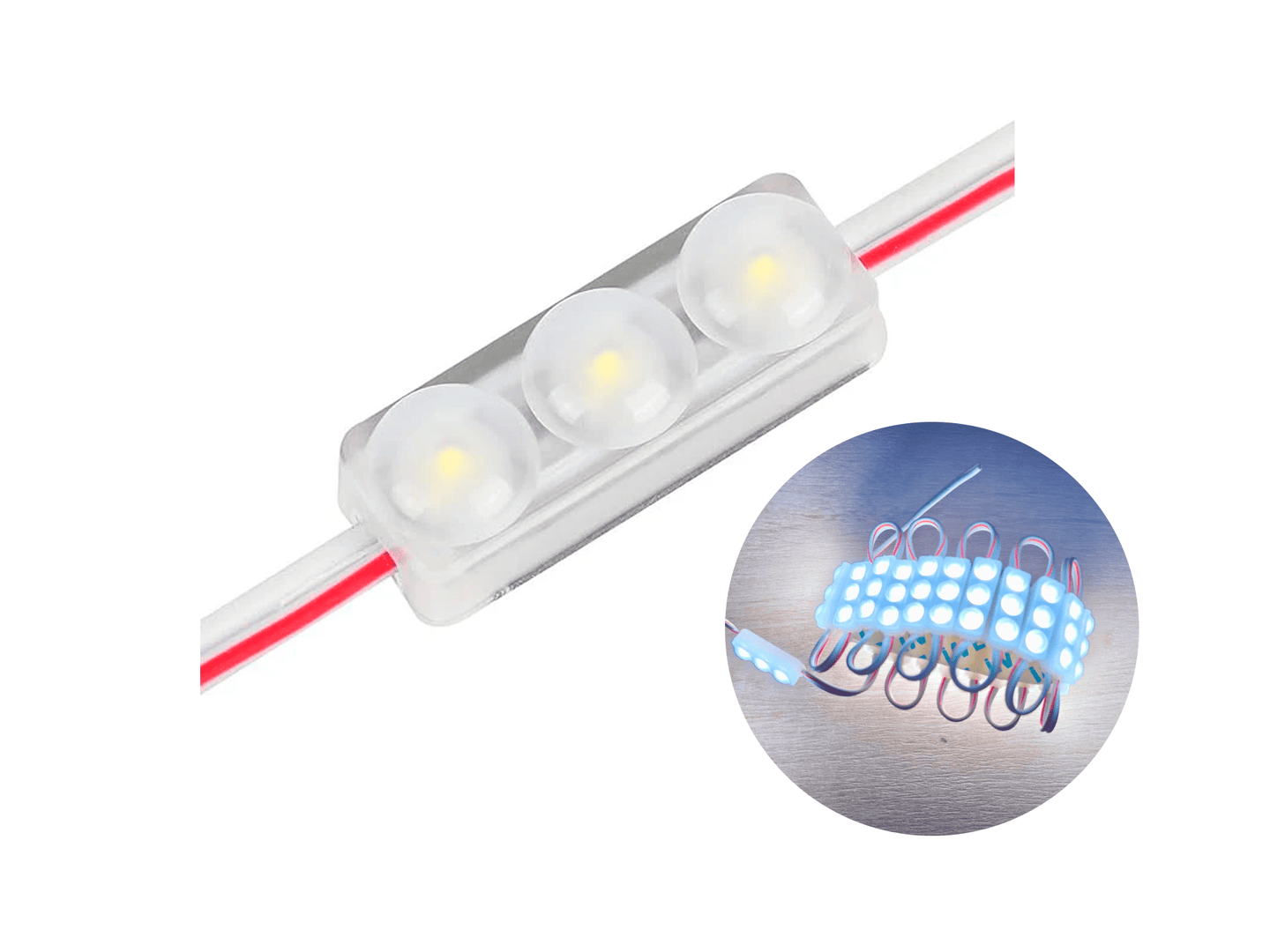MODULO LED 2 SMD 2835 0.33W 115° - 12V