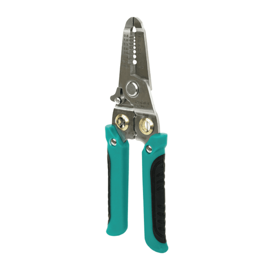 Pro'skit CP-406S Ponchadora y Pelacables Multifuncional | Herramienta 6 en 1 de Alta Precisión