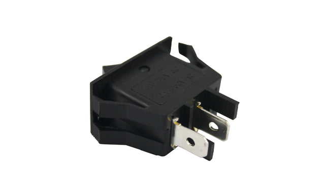 SWITCH BALANCIN 2PINES 2POSICIONES 15A 32X16 MEDIANO NEGRO